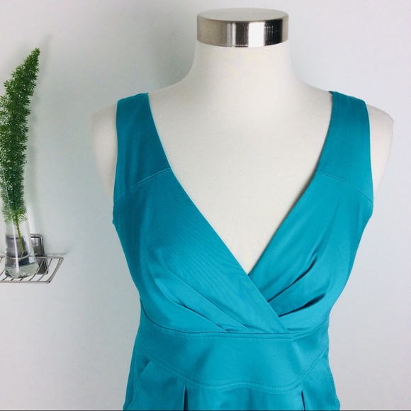 Express Design Studio Teal Sleeveless Dress Size 4 - Picture 4 of 7